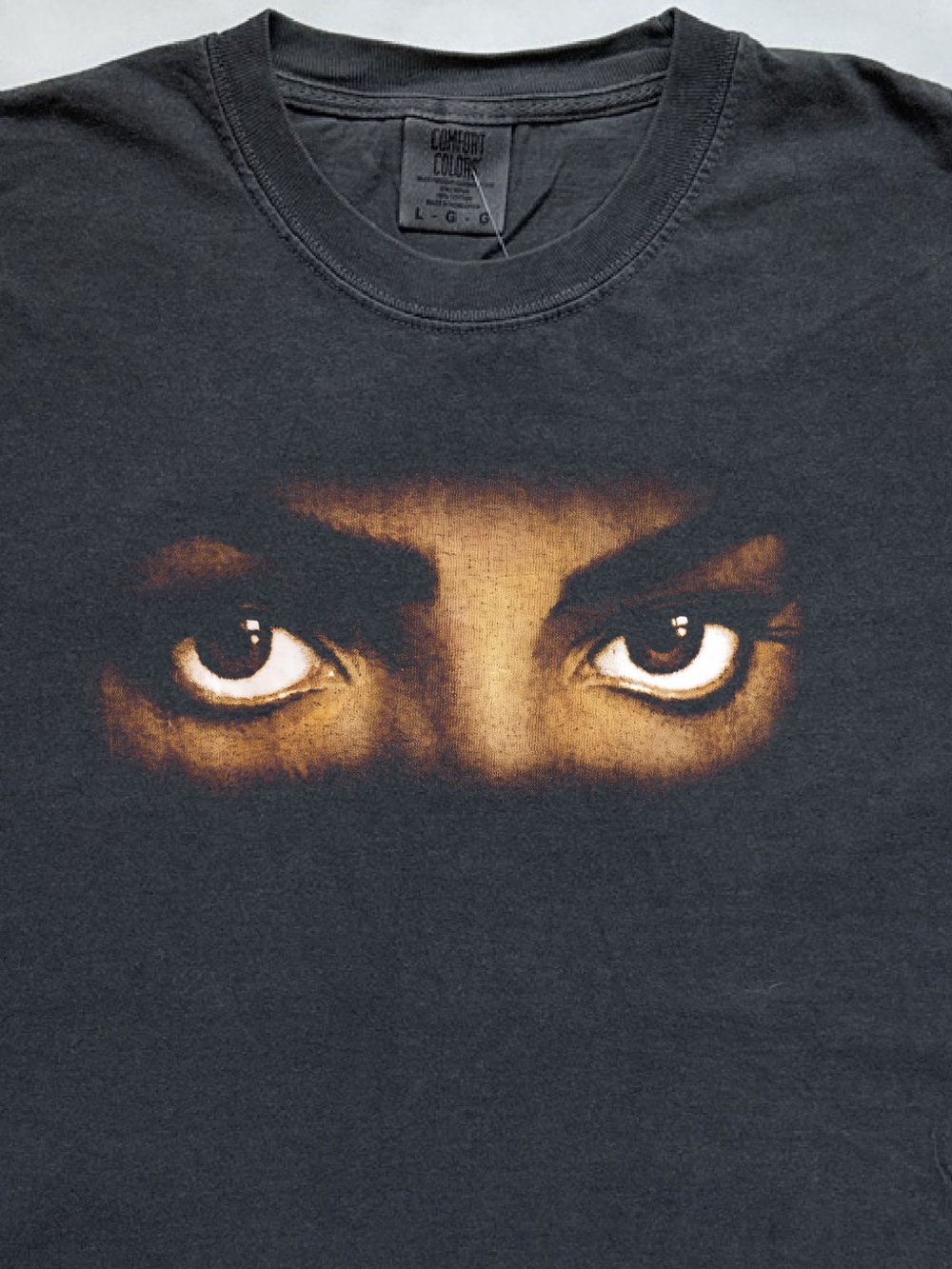 Michael jackson eyes tee MJ dangerous tour 
 90s shirt vintage music souvenir